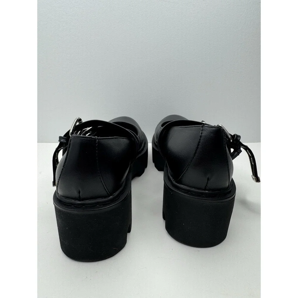 LaModa Dolls Kills Black chunky platform mary janes size 7